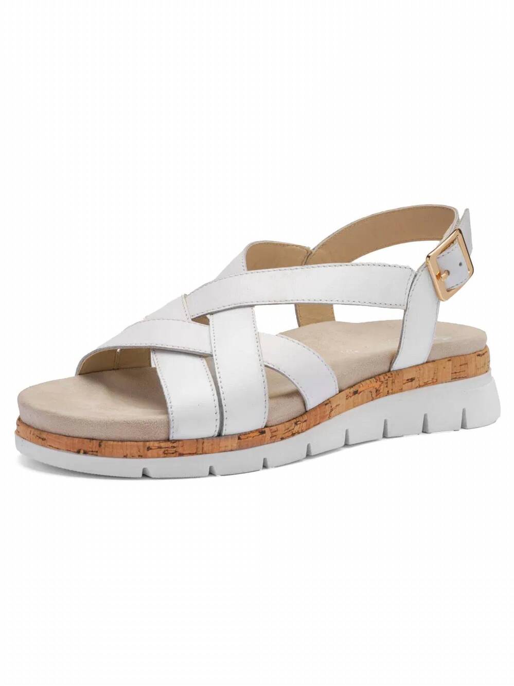 NEW ARA women's clearwater sandals in white
